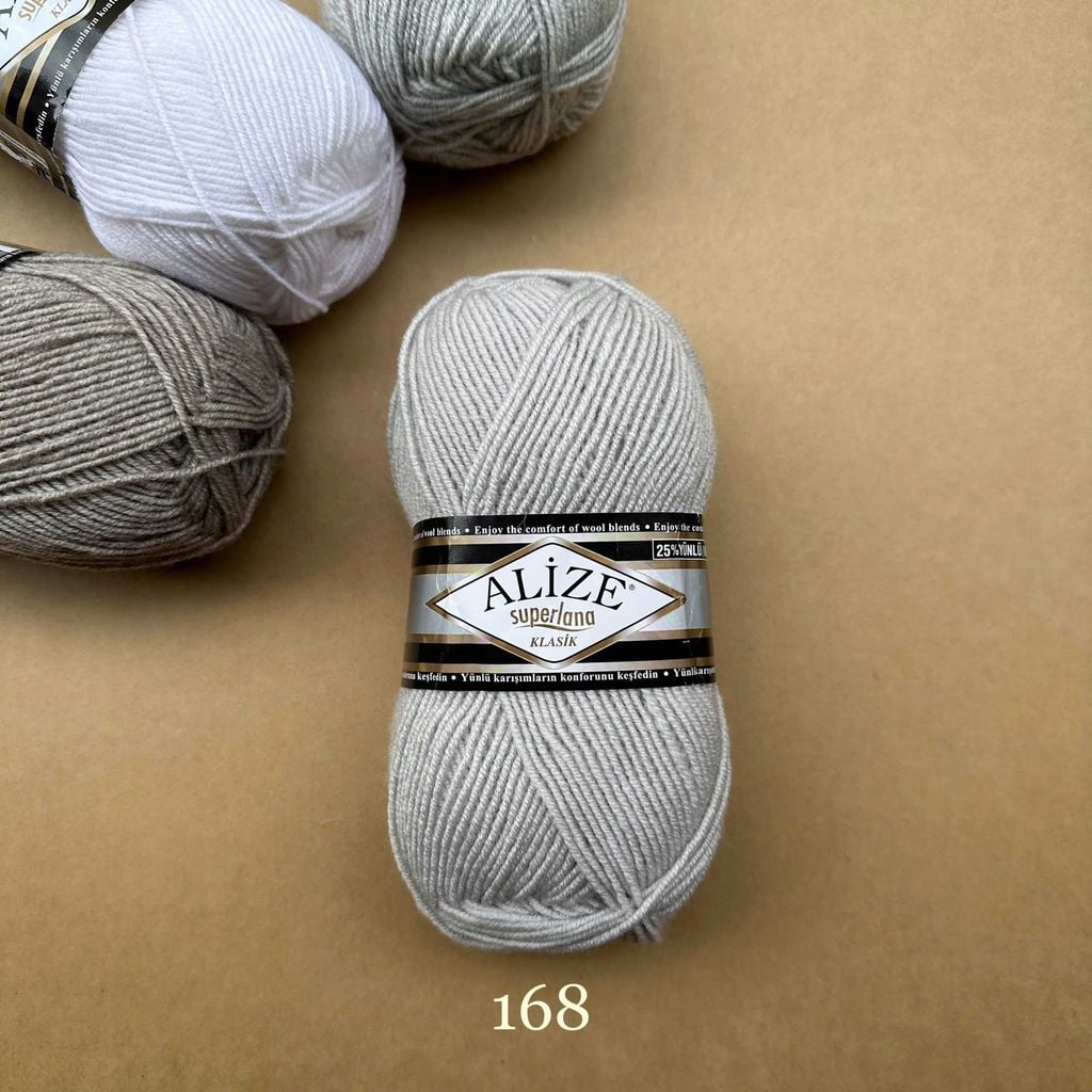 Len ấm Superlana Klasik nhập khẩu từ Alize Yarns đan móc nón, khăn, áo