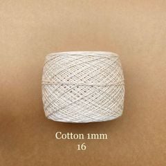 Sợi Cotton 1mm, 300g, đan móc áo, váy, khăn