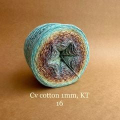 Sợi cầu vồng Cotton 1mm, kim tuyến