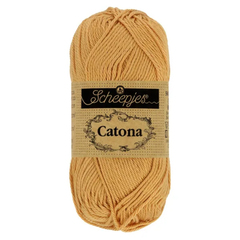 Sợi cotton Catona 50g - Scheepjes, đan móc áo, nón, búp bê