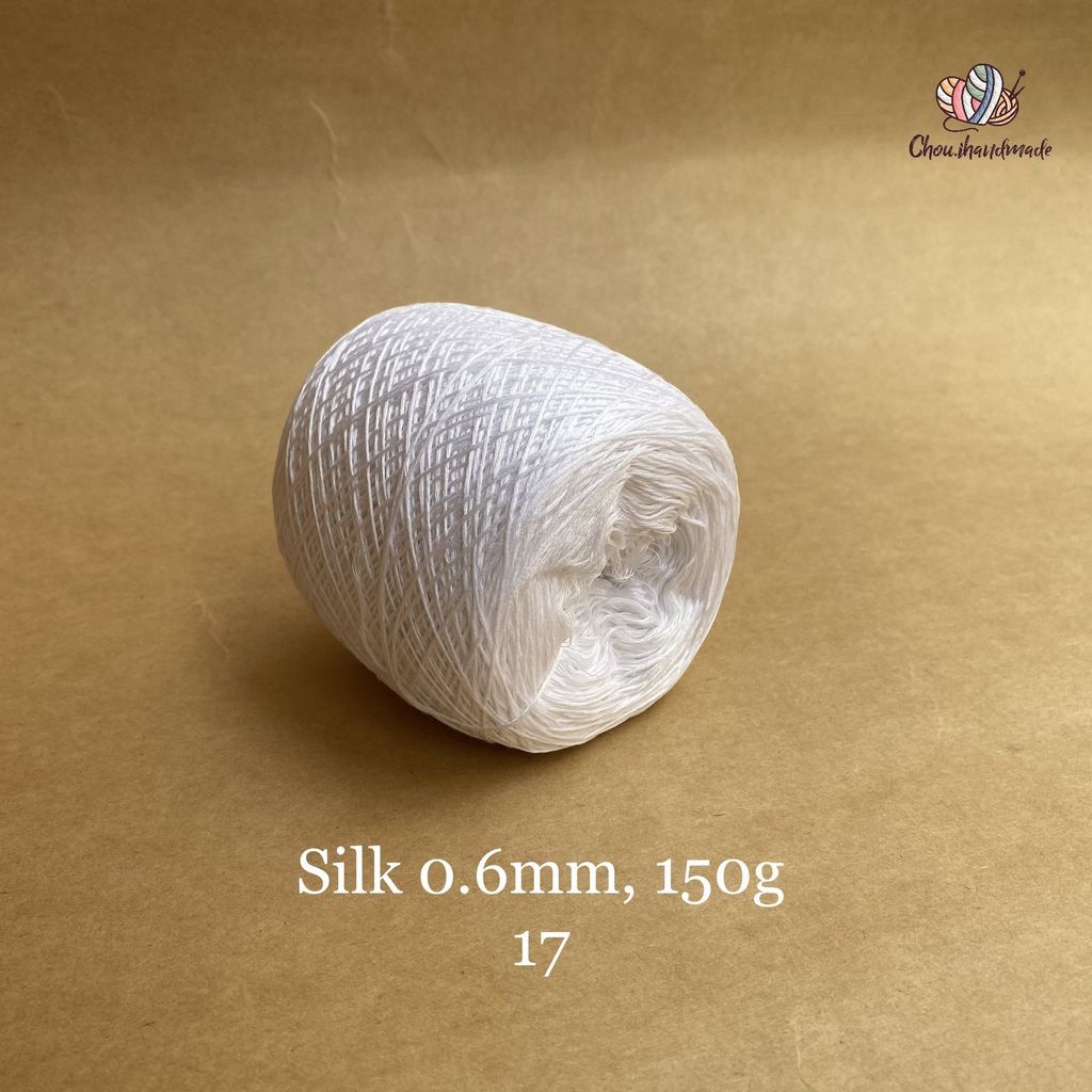 Cuộn sợi 100% Silk 0.6mm, 150g