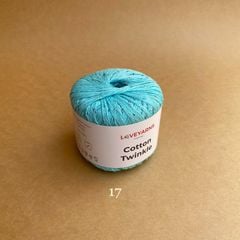 Sợi lấp lánh Cotton Twinkle nhập từ Loveyarns, đan móc áo, váy, khăn