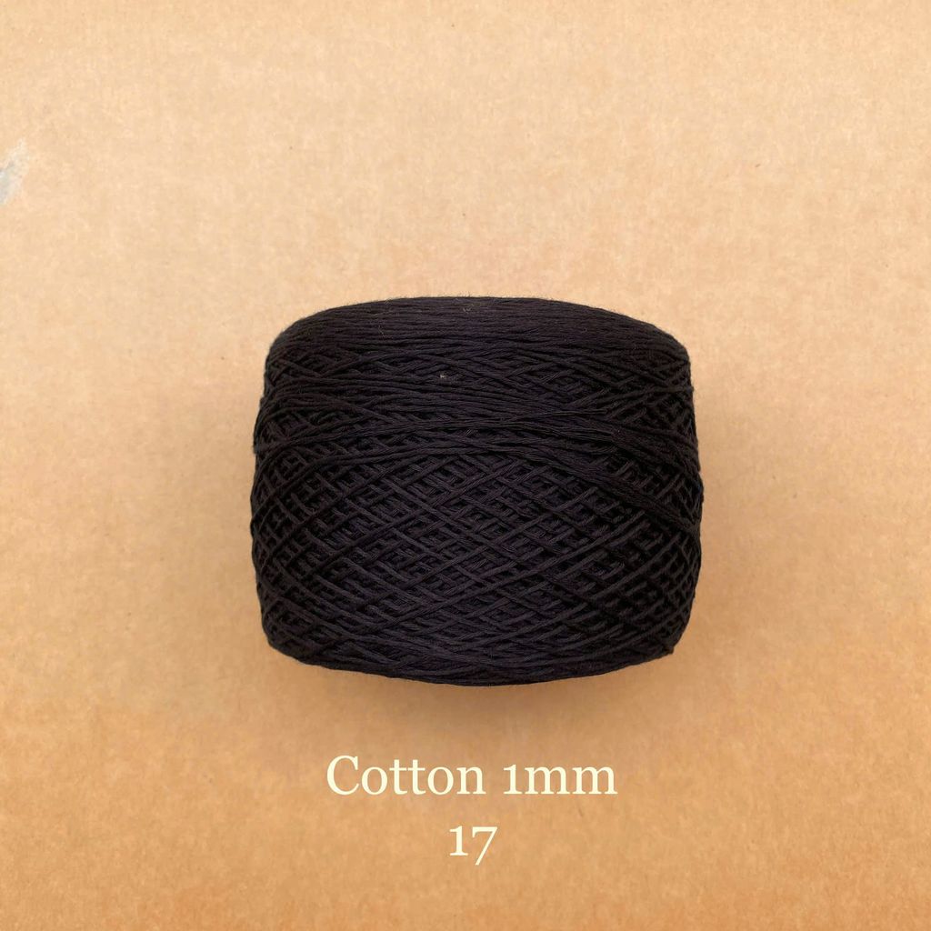 Sợi Cotton 1mm, 300g, đan móc áo, váy, khăn