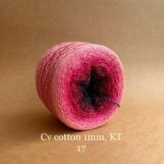 Sợi cầu vồng Cotton 1mm, kim tuyến