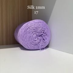 Cuộn sợi 100% Silk 1mm, 300g màu trơn