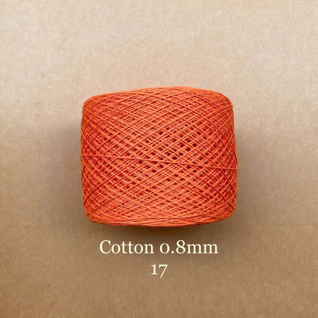 Sợi Cotton 0.8mm, 300g, đan móc áo, váy, khăn