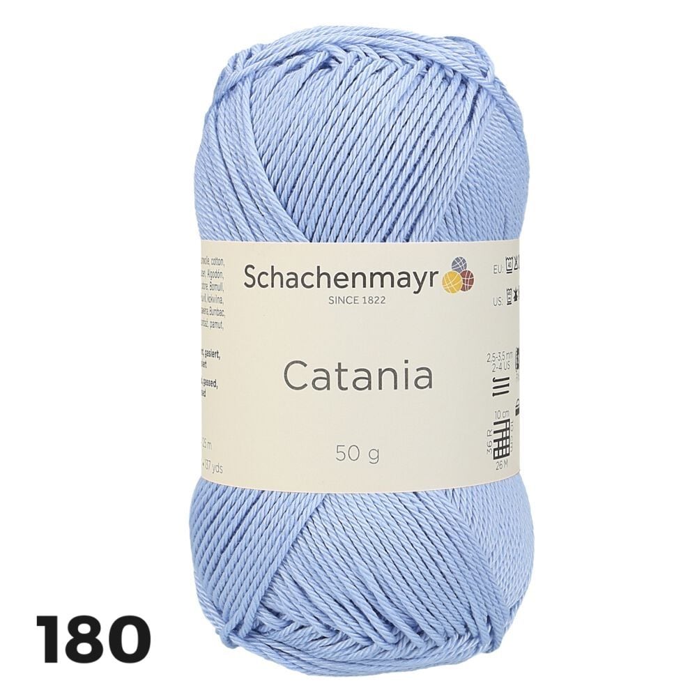Sợi cotton Catania nhập khẩu từ Schachenmayr, đan móc áo, váy, khăn, móc thú