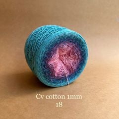 Sợi cầu vồng Cotton 1mm, 300g
