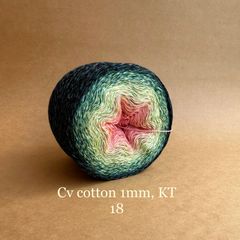 Sợi cầu vồng Cotton 1mm, kim tuyến