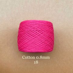 Sợi Cotton 0.8mm, 300g, đan móc áo, váy, khăn
