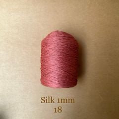 Cuộn sợi 100% Silk 1mm, 300g màu trơn