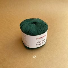 Sợi lấp lánh Cotton Twinkle nhập từ Loveyarns, đan móc áo, váy, khăn