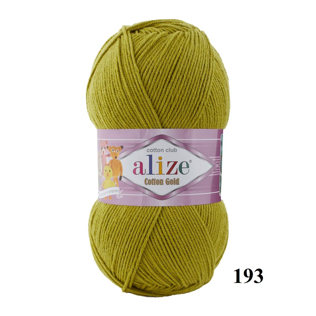 Len hè Cotton Gold nhập khẩu từ Alize Yarns, đan móc đồ hè, thú, nón cực xinh