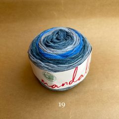 Len cầu vồng Mandala - Nhập khẩu từ hãng Lion Brand - 100% Premium Acrylic - 150gram dài 173m