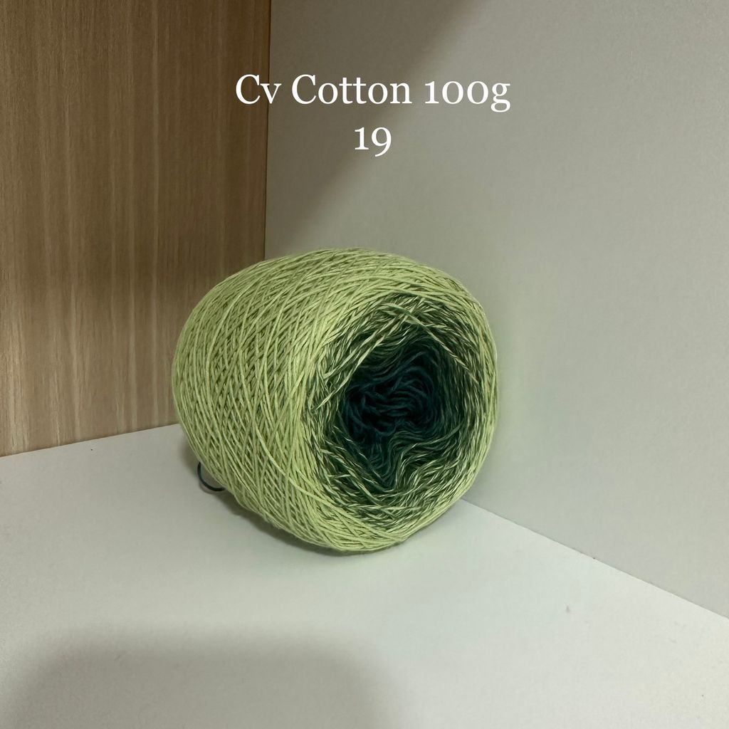 Sợi cầu vồng Cotton 0.8mm cuộn 100g, Chouihandmade, đan móc áo, váy