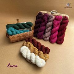 Len Luna nhập khẩu từ Symfonie - KnitPro, đan móc áo, váy, khăn