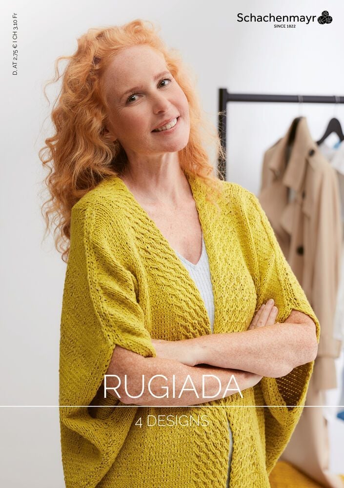 Sợi cotton lấp lánh Rugiada - Schachenmayr, đan móc áo, khăn