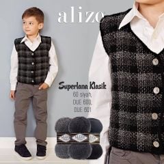 Len ấm Superlana Klasik nhập khẩu từ Alize Yarns đan móc nón, khăn, áo