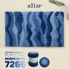 Len to Puffy Fine Ombre Batik nhập khẩu từ Alize Yarns tết chăn, nón, áo, thảm