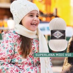 Len đông Superlana Midi nhập khẩu từ Alize Yarns, đan móc thú, áo, nón, khăn