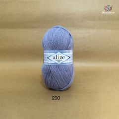 Cuộn len ấm Lanagold 800 hãng Alize siêu dôi, siêu ấm đan móc khăn, áo ấm cực thích