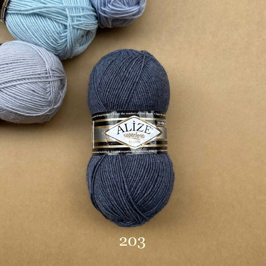 Len ấm Superlana Klasik nhập khẩu từ Alize Yarns đan móc nón, khăn, áo