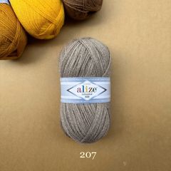 Cuộn len ấm Lanagold 800 hãng Alize siêu dôi, siêu ấm đan móc khăn, áo ấm cực thích