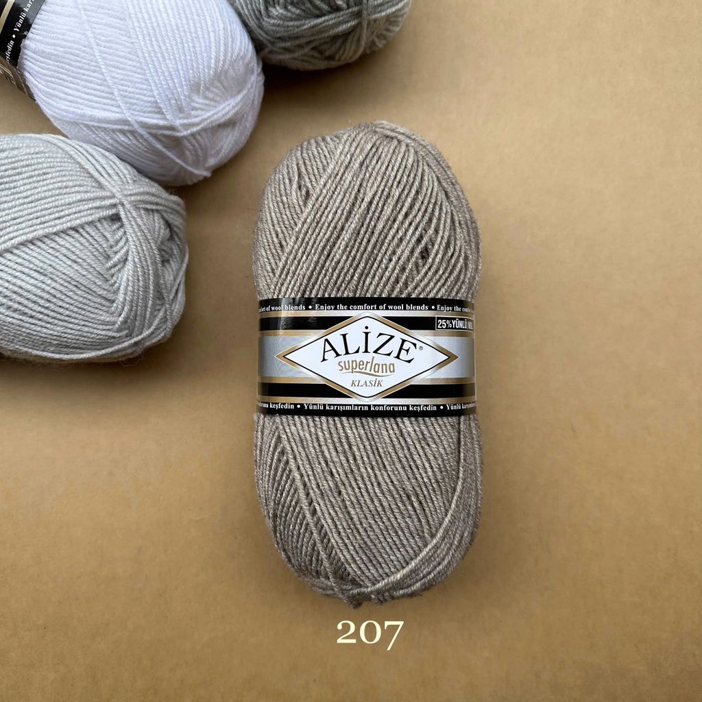 Len ấm Superlana Klasik nhập khẩu từ Alize Yarns đan móc nón, khăn, áo