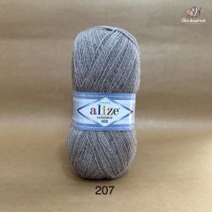 Cuộn len ấm Lanagold 800 hãng Alize siêu dôi, siêu ấm đan móc khăn, áo ấm cực thích