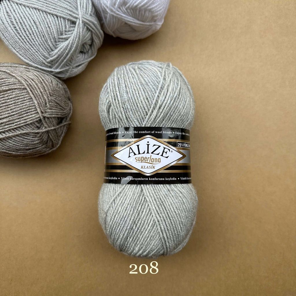 Len ấm Superlana Klasik nhập khẩu từ Alize Yarns đan móc nón, khăn, áo