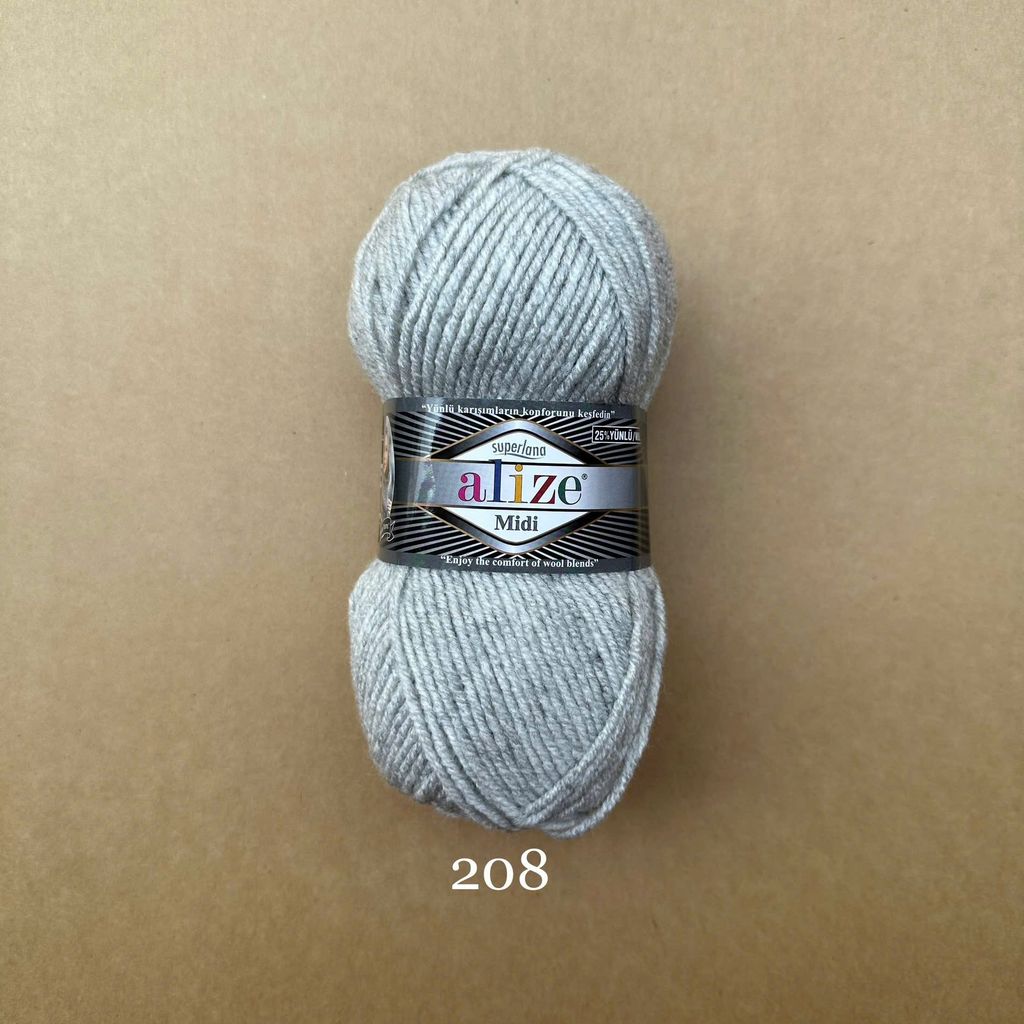 Len đông Superlana Midi nhập khẩu từ Alize Yarns, đan móc thú, áo, nón, khăn