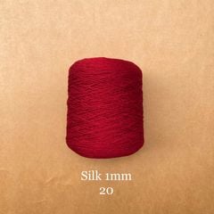 Cuộn sợi 100% Silk 1mm, 300g màu trơn