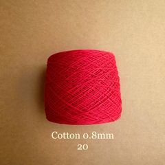 Sợi Cotton 0.8mm, 300g, đan móc áo, váy, khăn