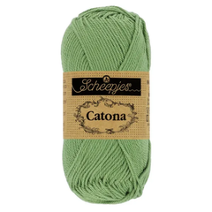 Sợi cotton Catona 50g - Scheepjes, đan móc áo, nón, búp bê