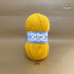 Cuộn len ấm Lanagold 800 hãng Alize siêu dôi, siêu ấm đan móc khăn, áo ấm cực thích