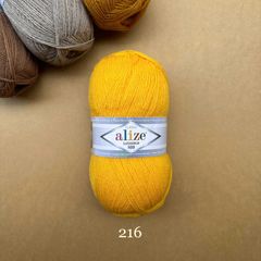 Cuộn len ấm Lanagold 800 hãng Alize siêu dôi, siêu ấm đan móc khăn, áo ấm cực thích