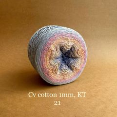Sợi cầu vồng Cotton 1mm, kim tuyến