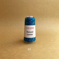 Sợi Tencel Lurex nhập từ Loveyarns, đan móc áo, khăn