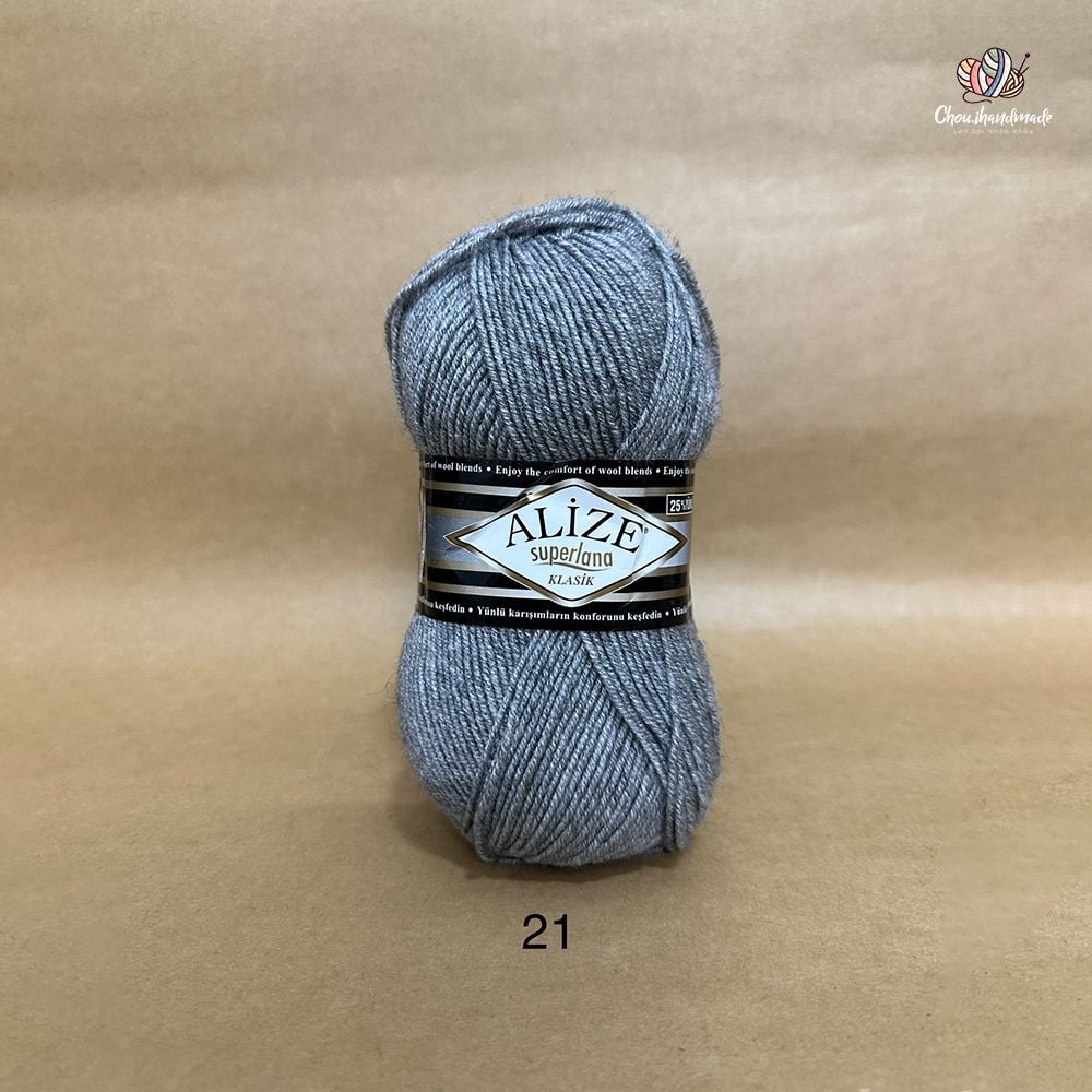 Len ấm Superlana Klasik nhập khẩu từ Alize Yarns đan móc nón, khăn, áo