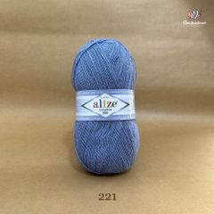 Cuộn len ấm Lanagold 800 hãng Alize siêu dôi, siêu ấm đan móc khăn, áo ấm cực thích