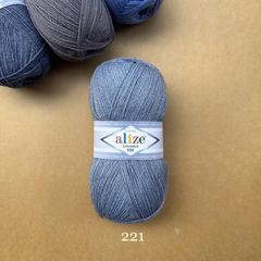 Cuộn len ấm Lanagold 800 hãng Alize siêu dôi, siêu ấm đan móc khăn, áo ấm cực thích