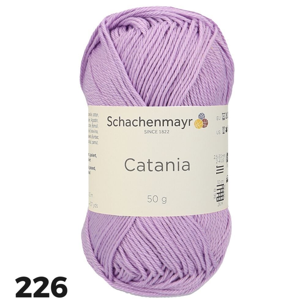 Sợi cotton Catania nhập khẩu từ Schachenmayr, đan móc áo, váy, khăn, móc thú