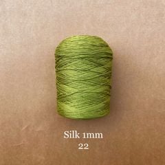 Cuộn sợi 100% Silk 1mm, 300g màu trơn