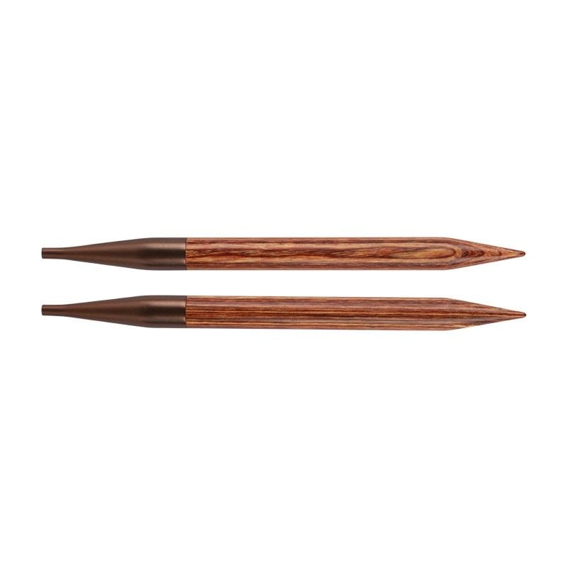 Cặp đầu kim đan bằng gỗ dòng Ginger dài 11.5cm, nhập khẩu từ KnitPro