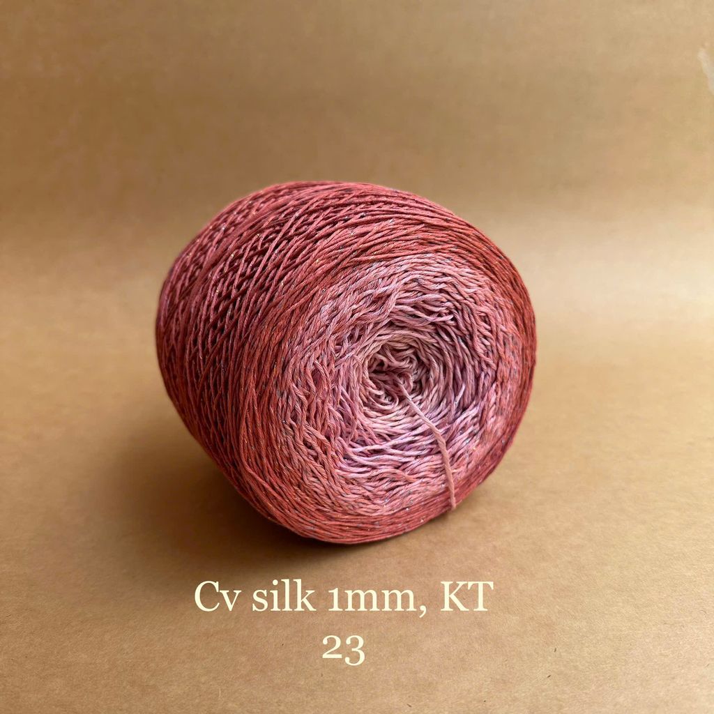 Cầu vồng sợi Silk kim tuyến, cỡ 1.0mm, 300g, đan móc áo, váy, khăn
