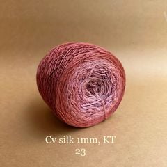 Cầu vồng sợi Silk kim tuyến, cỡ 1.0mm, 300g, đan móc áo, váy, khăn