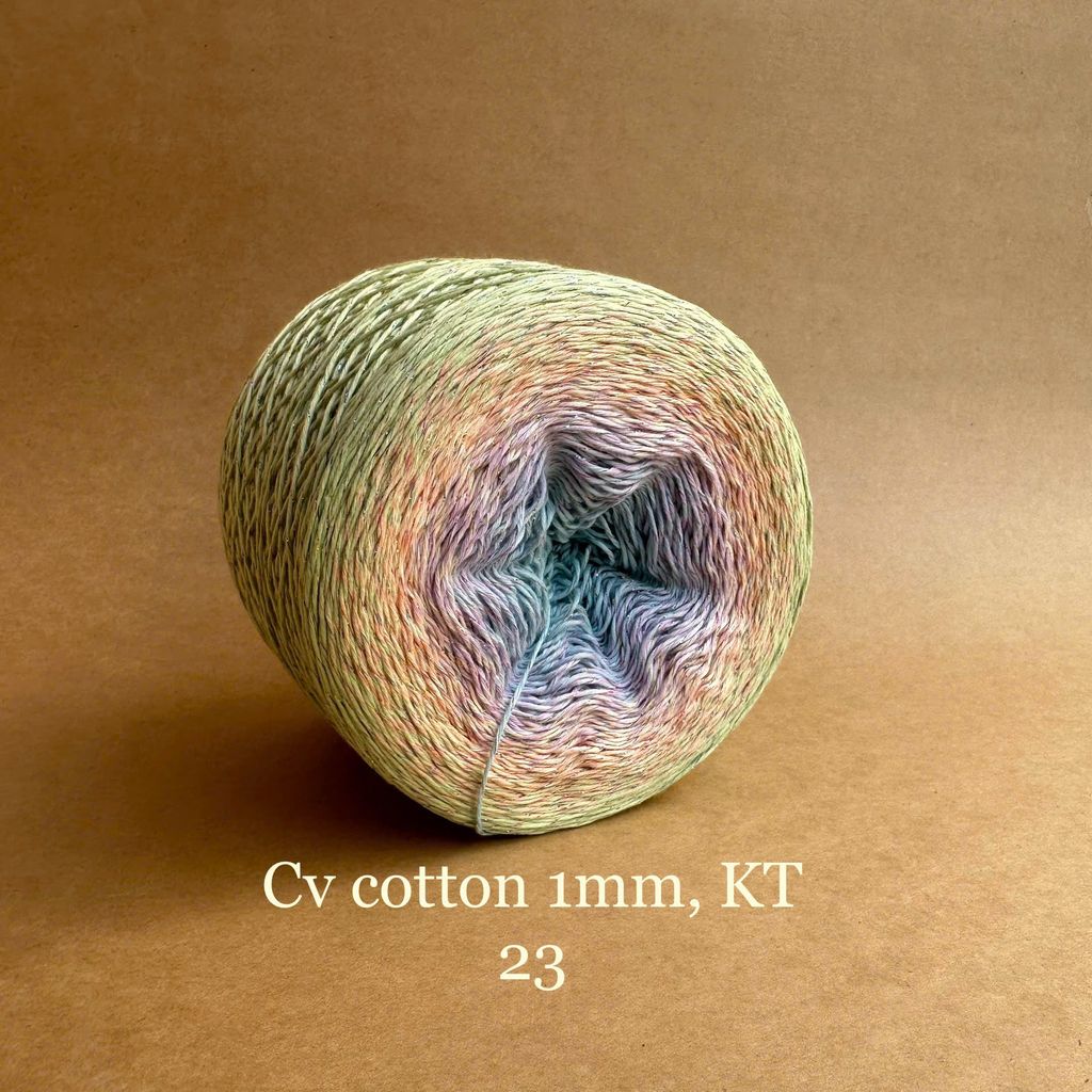 Sợi cầu vồng Cotton 1mm, kim tuyến