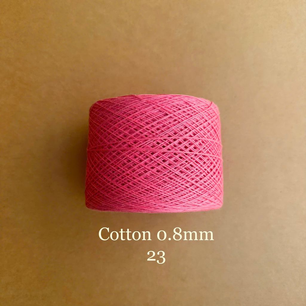 Sợi Cotton 0.8mm, 300g, đan móc áo, váy, khăn