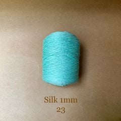 Cuộn sợi 100% Silk 1mm, 300g màu trơn