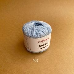 Sợi lấp lánh Cotton Twinkle nhập từ Loveyarns, đan móc áo, váy, khăn